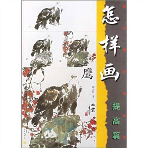 正版图书丨 美术爱好者之友：怎样画鹰（提高篇）  顾青蛟著 9787534418389