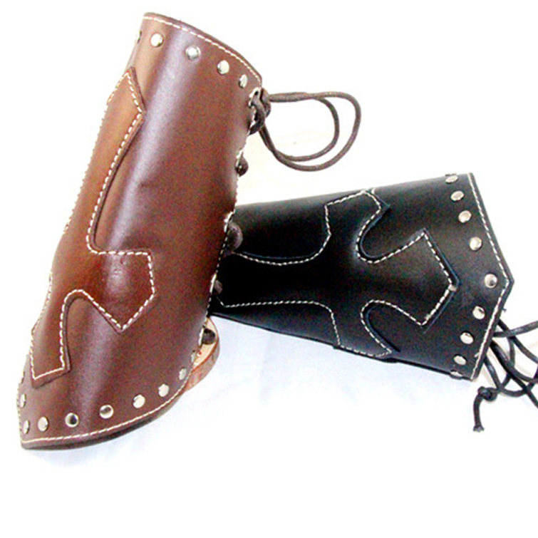 万圣节刺客圣殿骑士朋克信条 护腕COSPLAY护具18CM长编织护腕手带