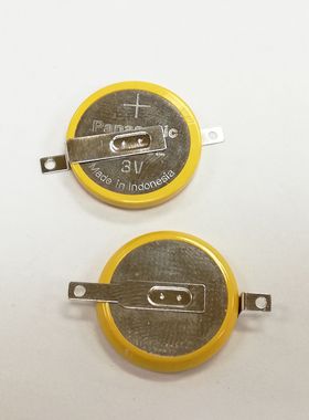 原装进口印尼松下CR2032 纽扣电池 3V 180度贴片式焊脚210mah容量