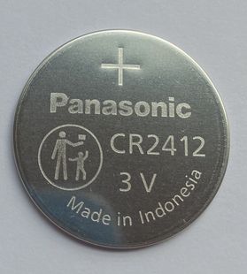 工业装松下CR2412雷克萨斯丰田皇冠比亚迪卡片钥匙遥控器纽扣电池