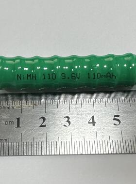 可按照要求定做9.6V110mAh电池NI-MH镍氢钮扣充电电池9.6V110毫安