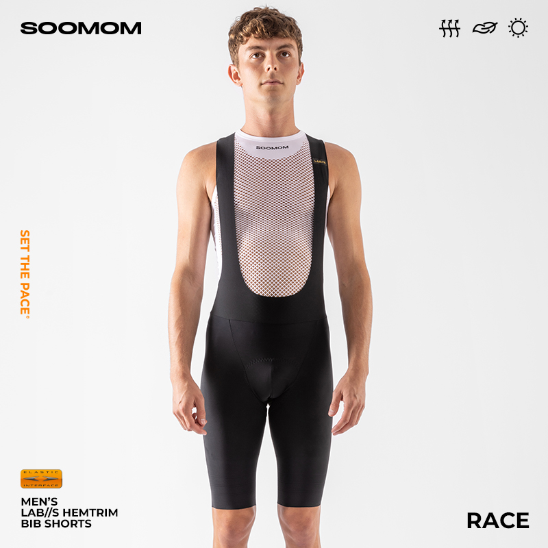 SOOMOM双箭头背带骑行短裤可裁剪