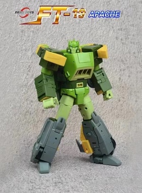 FansToys FT19 百丈跳 三变战士 FT-19 弹簧 汽车人变形模型玩具