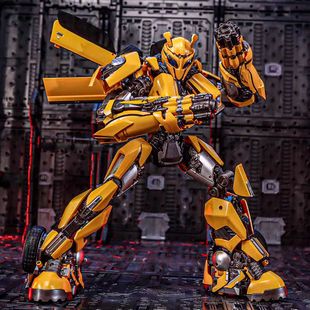 合金骨架带灯光电影版 大D黄蜂 变形玩具 黄小仔 玩具仔Toys