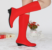 成人藏族舞鞋 水兵弹力打鼓靴子 少数民族蒙古弹力舞蹈靴舞台演出鞋