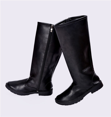 春夏成人高筒马靴男女复古战靴藏族蒙古靴阅升旗兵式仪仗队军官靴