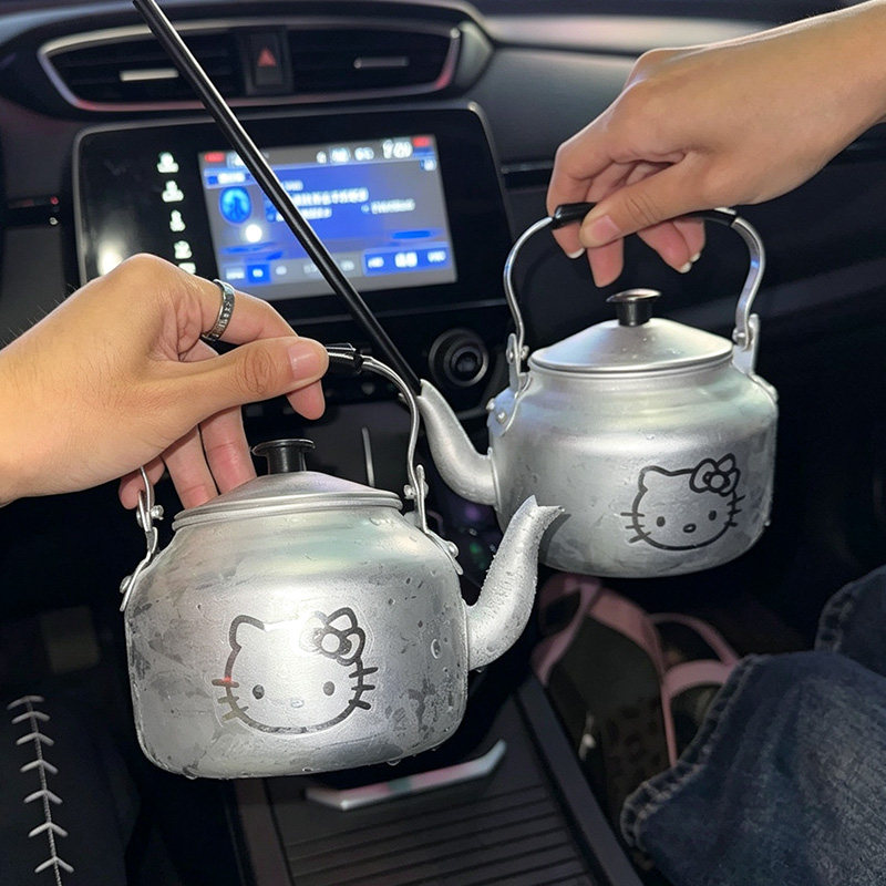 水吊子奶茶壶复古老式铝制大容量咖啡壶网红奶茶店蛋糕店蛋糕杯壶