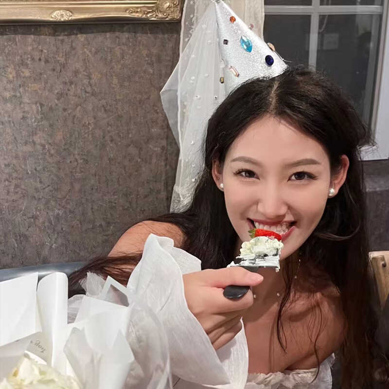 生日帽发箍头饰纱场景装饰布置派对女孩童网红成人拍照道具生日帽