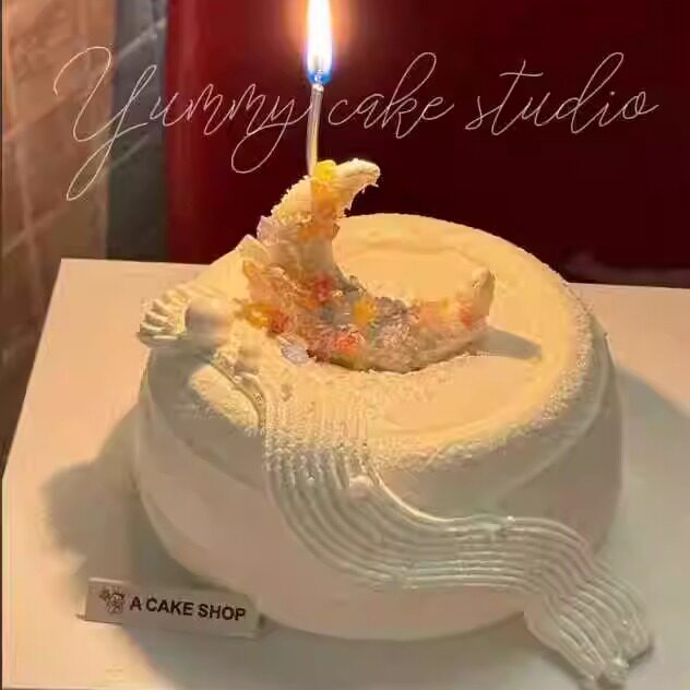 网红ins风月亮生日蛋糕装饰摆件月亮糖果儿童蛋糕装饰品插件配件