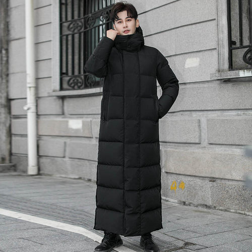 1.5米衣长超长加厚鹅绒羽绒服