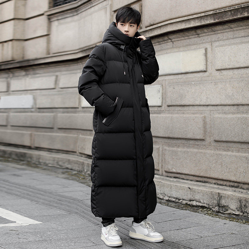 羽绒服男长款过膝冬季新款加厚保暖鹅绒内胆帅气学生极寒大衣外套,男装,羽绒服,淘宝优惠券,粉丝福利购,淘宝优惠卷