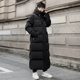 加厚保暖鹅绒内胆帅气学生极寒大衣外套 新款 羽绒服男长款 过膝冬季