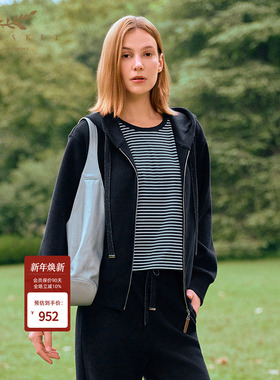 十二篮专选25冬新款星光灯芯绒短外套休闲百搭女通勤运动上衣