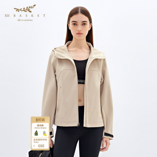 运动休闲日常休闲轻盈百搭连帽外套 秋款 XII BASKET十二篮商场同款