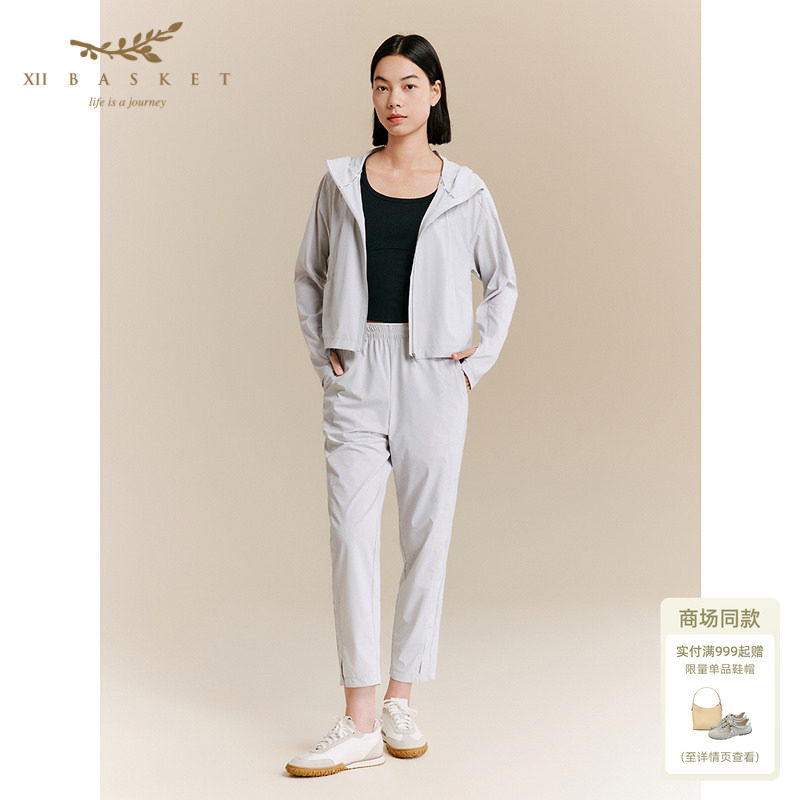 十二蓝25秋浅灰修身百搭舒适