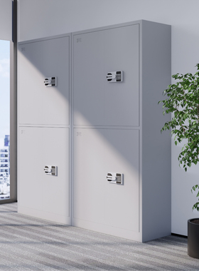 科飞亚(COFAR)-飞翔整装电子码通双节文件柜W900mm*D390mm*H1850m