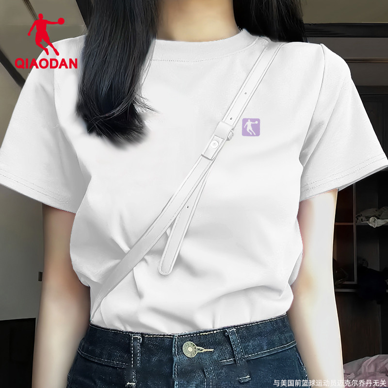 乔丹短袖t恤女圆领t上衣