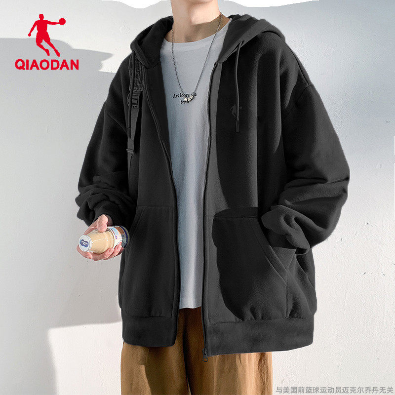 乔丹卫衣外套男2026春秋季新款男装开衫连帽夹克青少年休闲运动服