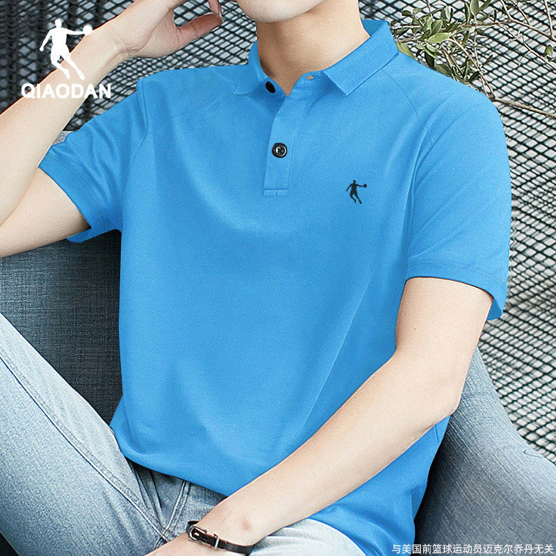 乔丹短袖t恤男2026夏季男士半袖宽松透气polo衬衫休闲男装运动服