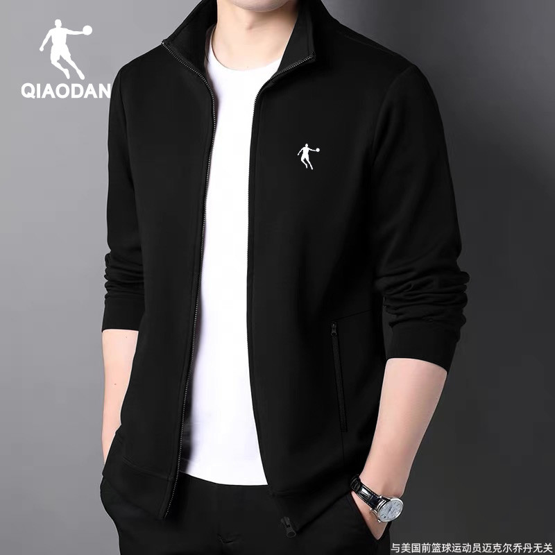 乔丹卫衣男装运动立领开衫外套