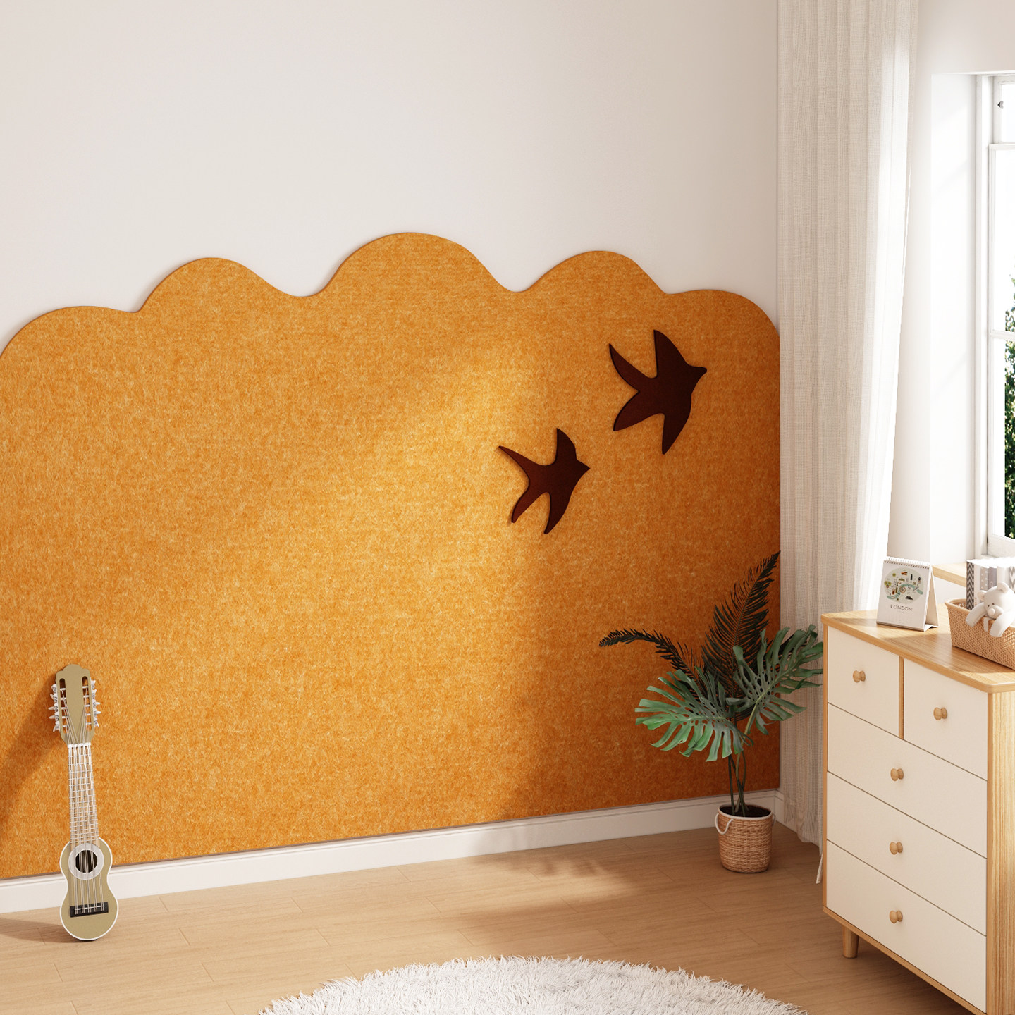 墙围毛毡板墙贴照片墙面遮丑装饰护墙板背景墙幼儿园防撞家居卧室,家居饰品,软装墙贴,淘宝优惠券,粉丝福利购,淘宝优惠卷