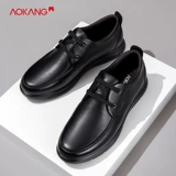 Мужские туфли для кожаной обуви, обувь для отдыха, из натуральной кожи, мягкая подошва