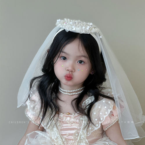 女童皇冠发箍公主生日头饰
