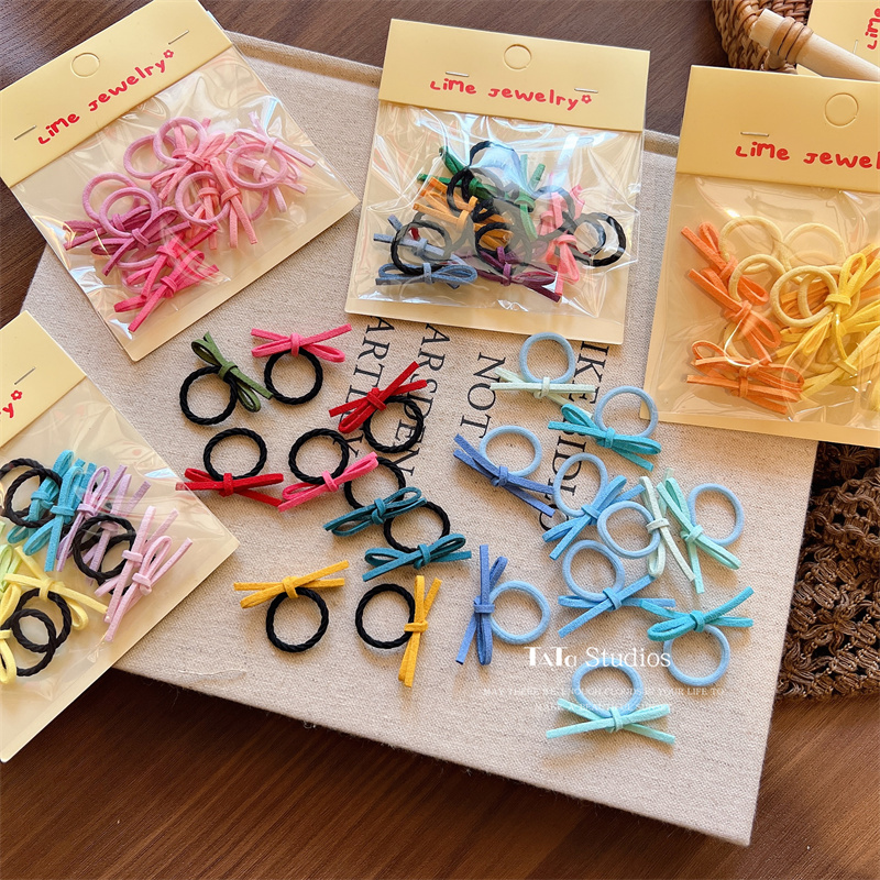 彩色渐变色头绳初春韩系