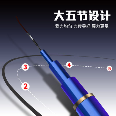 海龙王典藏版6H钓鱼竿手杆超轻超硬碳素鲫鱼鲤鱼台钓竿渔具品牌