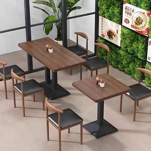 餐桌家用长方形桌子出租屋公寓经济型饭桌餐饮商用饭店食堂餐桌椅