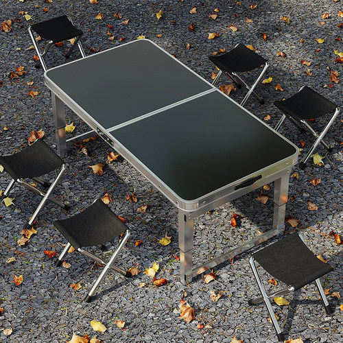 万虎户外折叠桌露营便携式