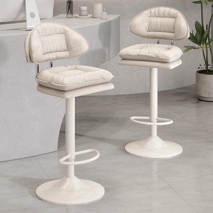 吧台椅高脚凳升降椅子靠背椅收银台专用凳子家用餐吧椅旋转岛台椅