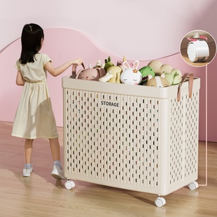 儿童玩具收纳箱家用塑料大容量超大整理神器衣服零食储物箱置物架