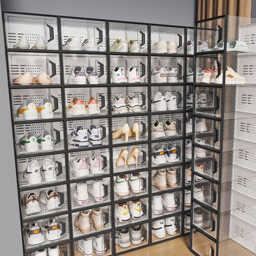 透明鞋盒收纳神器承重强