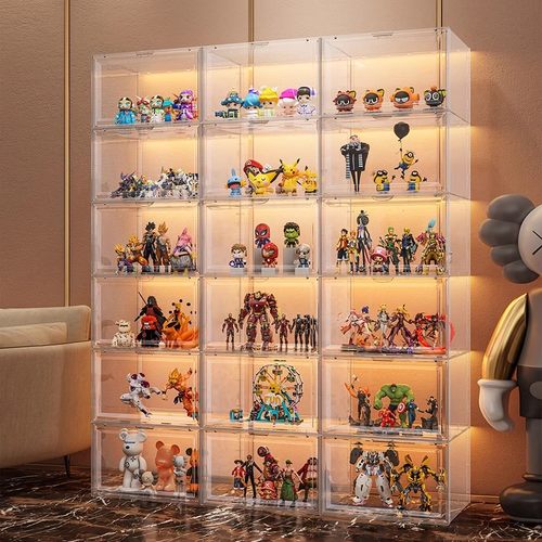 手办展示柜大容量透明可视特价