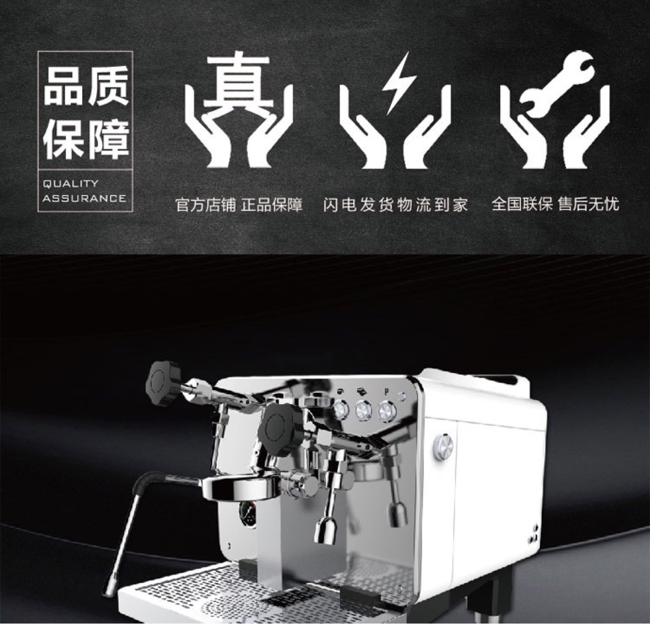 KAFFA卡法咖啡机意式商用半自动单头双头预浸泡功能E61独立多锅炉