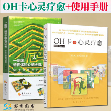 2册书不送牌 一副牌，透视你的心灵秘密：OH卡牌使用手册+OH卡与心灵疗愈 心理学心灵修养疗愈OH卡牌亲密关系疗愈书籍