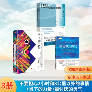 【全3册】不要担心2小时和8公里以外的事情+当下的力量+被讨厌的勇气 李松涛 著 著等 励志经管、励志 新华书店正版图书籍