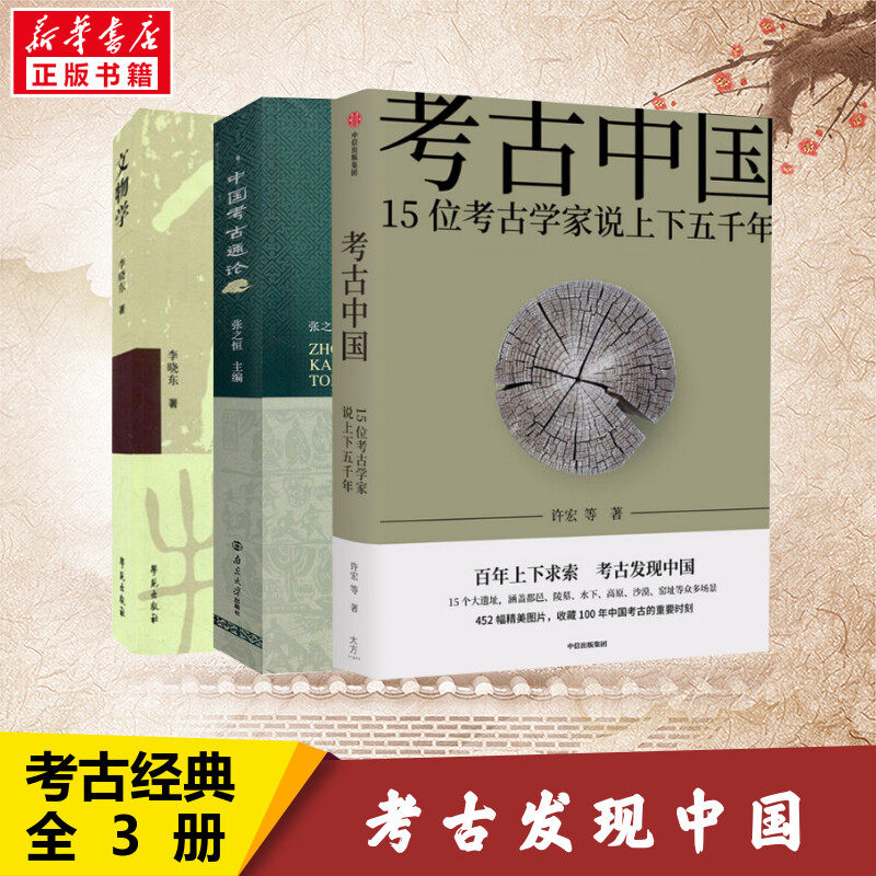 中国考古通论+文物学+考古中国