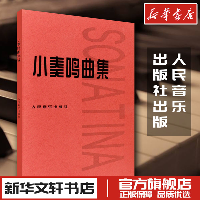 小奏鸣曲集 拜厄钢琴基本教程哈农钢琴练指法红皮书 巴赫车尔尼599人民音乐出版社初级入门基础教程练习曲集 新华书店正版图书籍