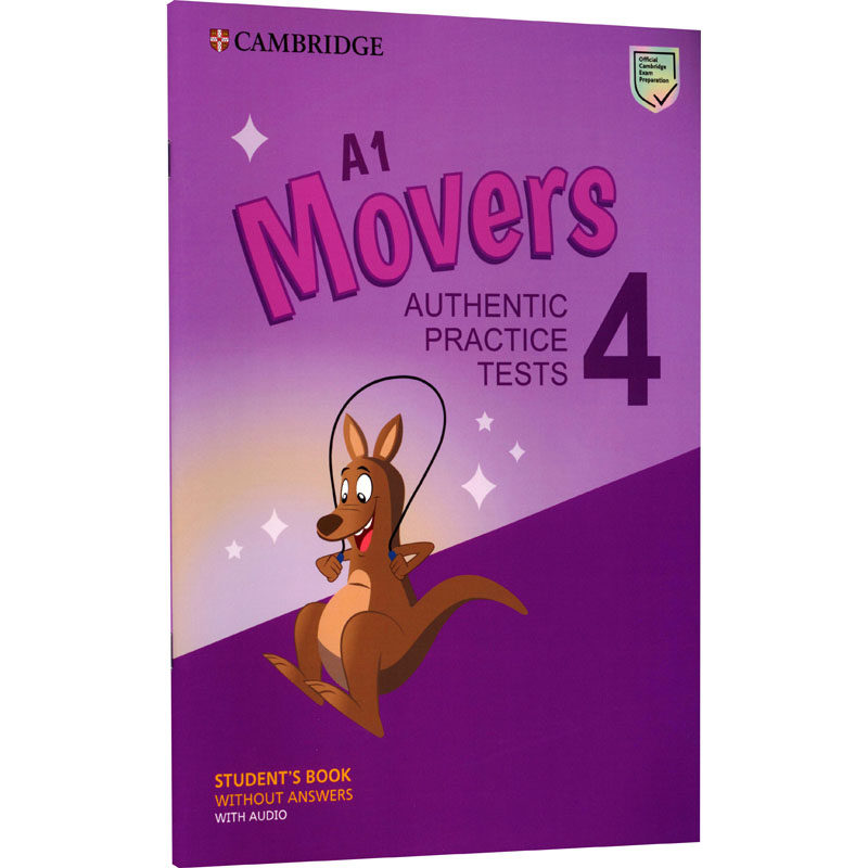 YLE 真题集4 MOVER 剑桥大学出版社,剑桥英语考评 著 著 进口教材/考试类/工具书类原版书外版书 新华书店正版图书籍