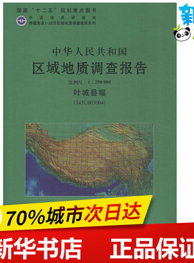 中华人民共和国区域地质调查报告叶城县幅(J43C003004) 王世炎 著作 冶金工业专业科技 新华书店正版图书籍 中国地质大学出版社