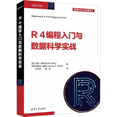 R 4编程入门与数据科学实战 (美)马塔·威利,(澳)乔舒亚·威利 著 孙云华,郭涛 译 程序设计（新）专业科技 新华书店正版图书籍