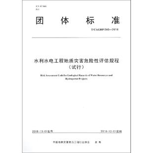 水利水电工程地质灾害危险性评估规程(试行) 中国地质灾害防治工程行业协会 著 著 冶金工业专业科技 新华书店正版图书籍