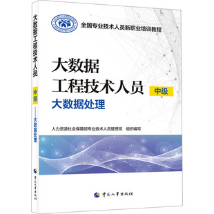 大数据工程技术人员 中级 大数据处理 人力资源社会保障部专业技术人员管理司 编 大学教材专业科技 新华书店正版图书籍