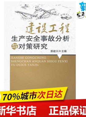 建设工程生产安全事故分析与对策研究 那建兴 著作 建筑/水利（新）专业科技 新华书店正版图书籍 中国铁道出版社有限公司