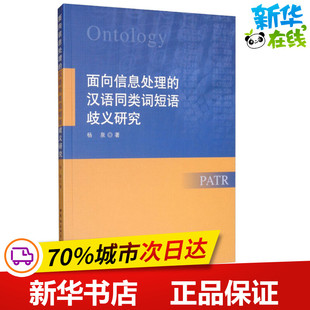 面向信息处理的汉语同类词短语歧义研究 杨泉 著 语言文字文教 新华书店正版图书籍 中国社会科学出版社