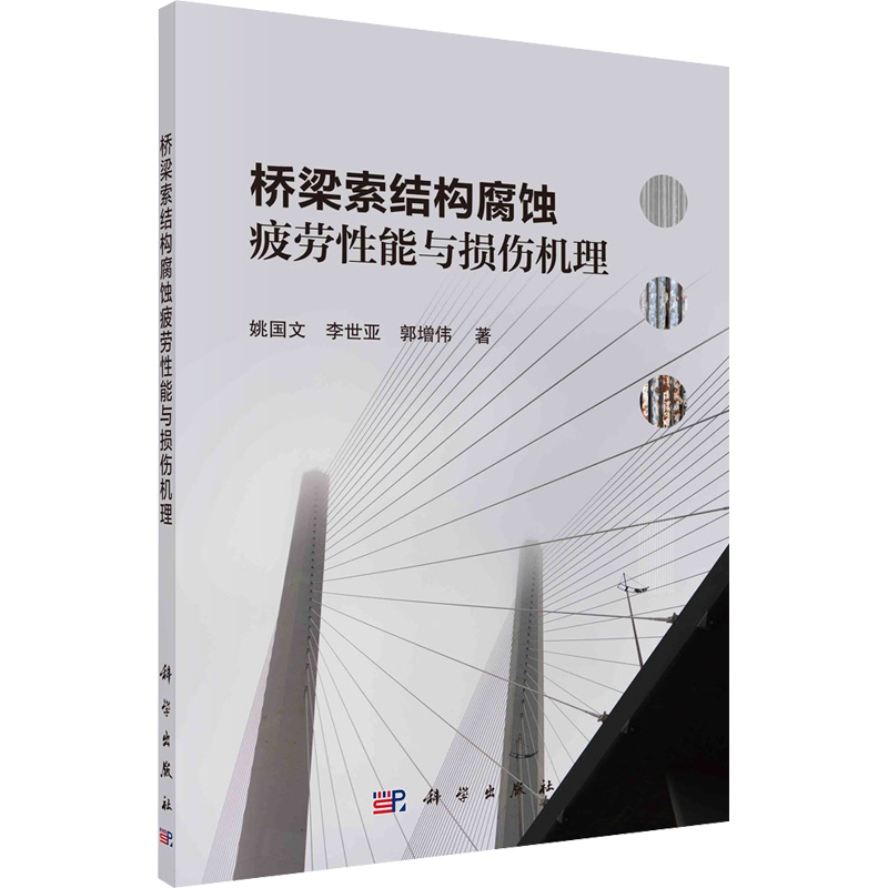 桥梁索结构腐蚀疲劳性能与损伤机理 姚国文,李世亚,郭增伟 著 电子/通信（新）专业科技 新华书店正版图书籍 科学出版社
