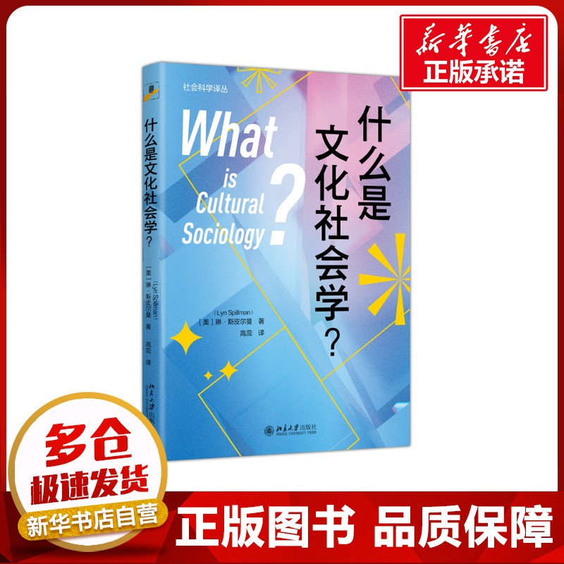 什么是文化社会学？ [美]琳·斯皮尔曼（Lyn Spillman） 著, 高蕊 译 著 社会学经管、励志 新华书店正版图书籍 北京大学出版社