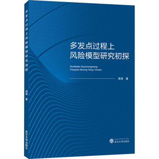 数学专业科技 著 新华书店正版 图书籍 社 多发点过程上风险模型研究初探 武汉大学出版 薛英